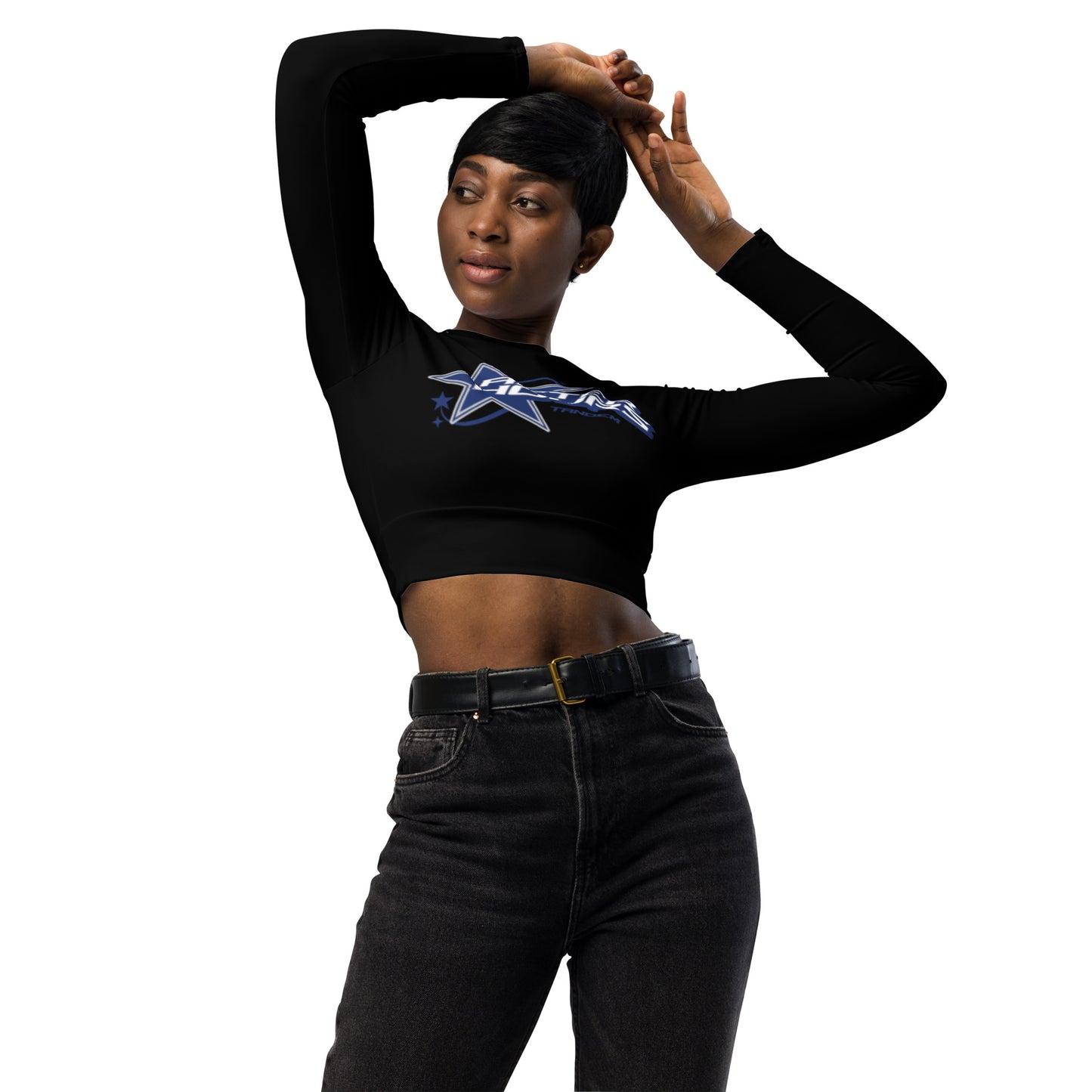 AFTER HOURS TANDEM WOMENS STAR LOGO LONG SLEEVE CROP